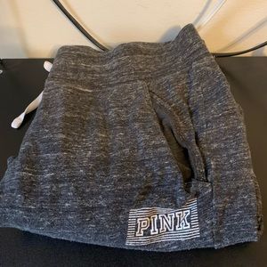 PINK grey joggers